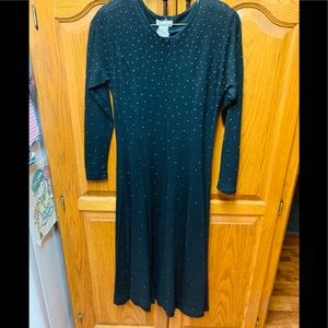 Black with beading dress